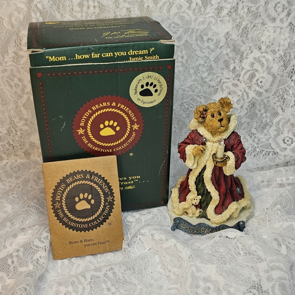 Boyds Bears & Friends Figurine * Krystle B. Bearbright * Lighted * 2002